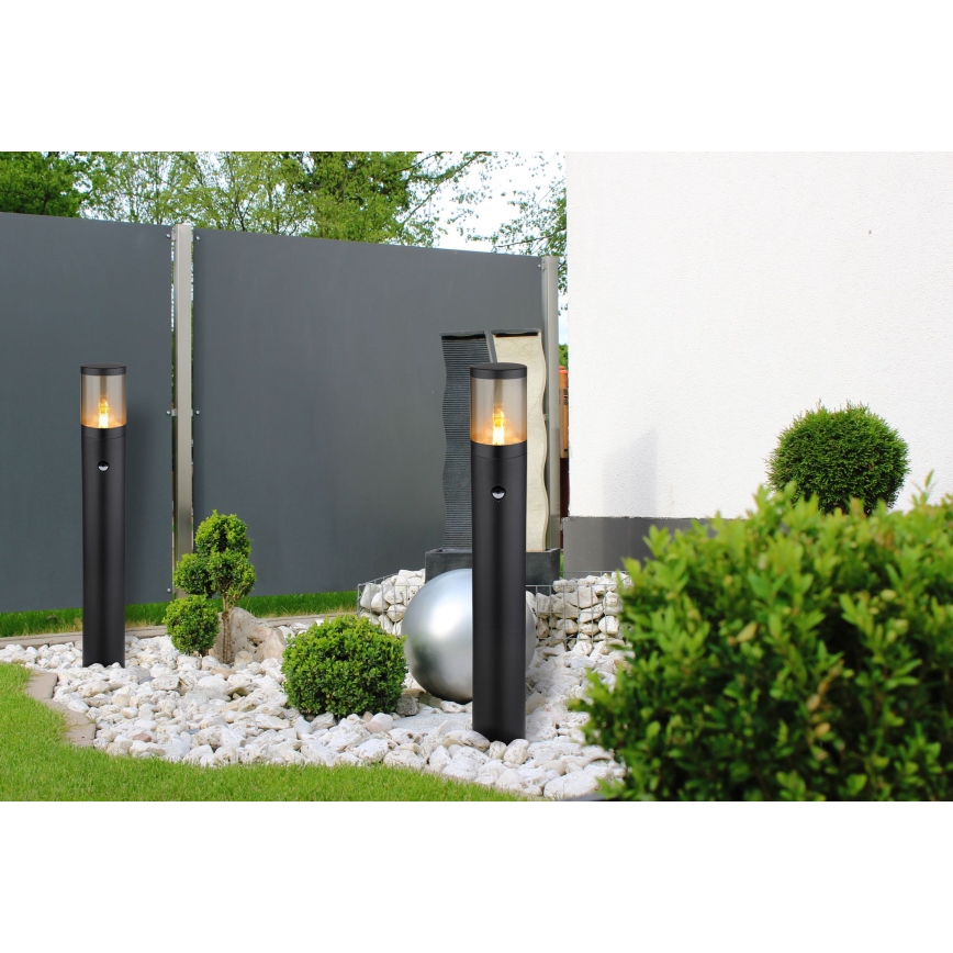 Lampă de exterior cu senzor 1xE27/60W/230V 80 cm IP44 Globo