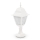 Lampă de exterior GARDEN 1xE27/100W/230V IP44 47 cm albă