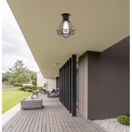 Globo - Lampă de exterior 1xE27/15W/230V IP44