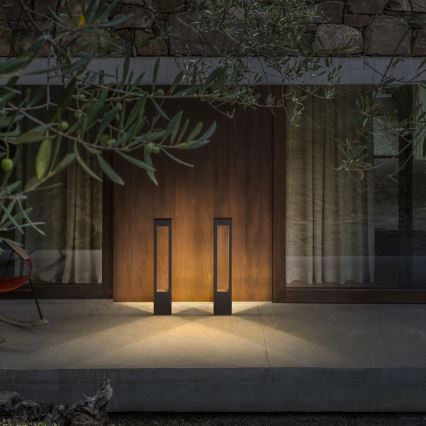 Lampă de exterior Ideal Lux VEGA 1xG9/15W/230V 80 cm IP44 maro