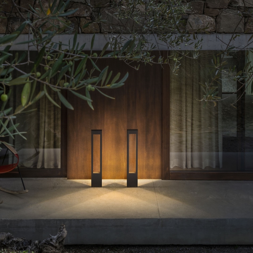 Lampă de exterior Ideal Lux VEGA 1xG9/15W/230V 80 cm IP44 maro