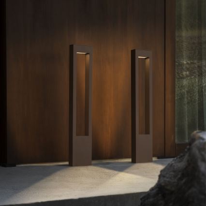 Lampă de exterior Ideal Lux VEGA 1xG9/15W/230V 80 cm IP44 maro