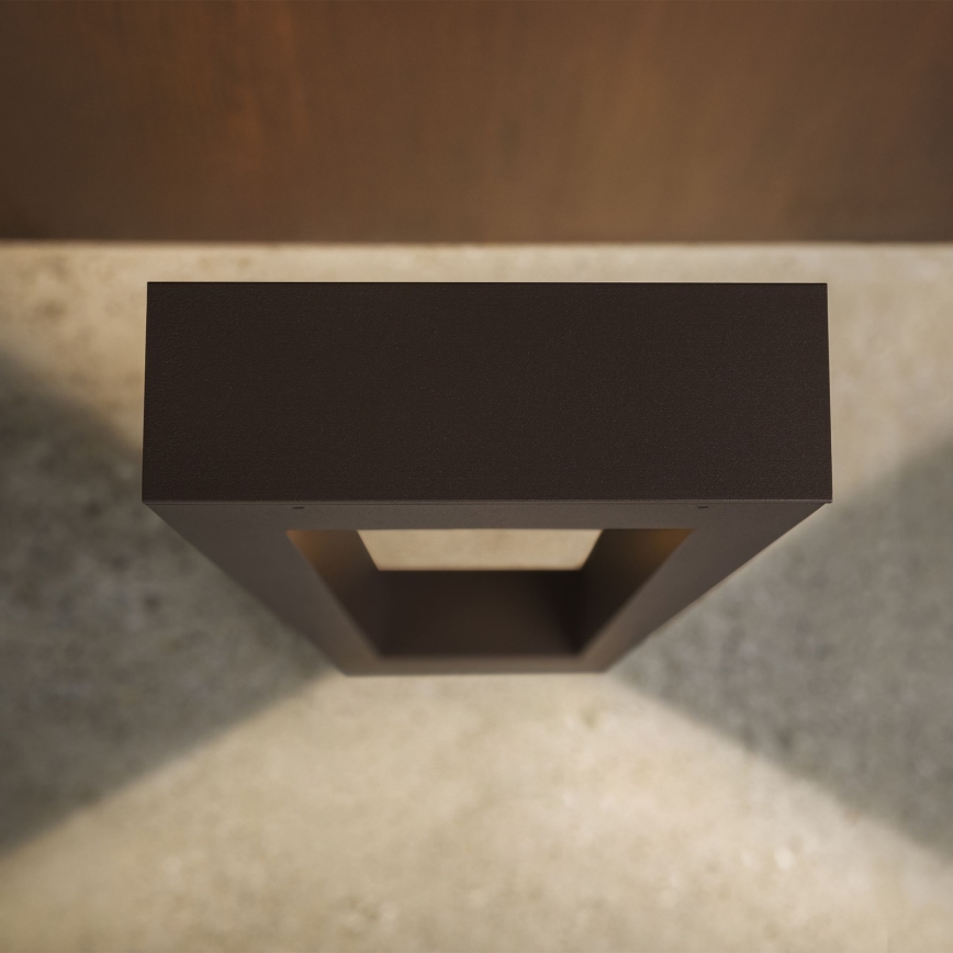 Lampă de exterior Ideal Lux VEGA 1xG9/15W/230V 80 cm IP44 maro