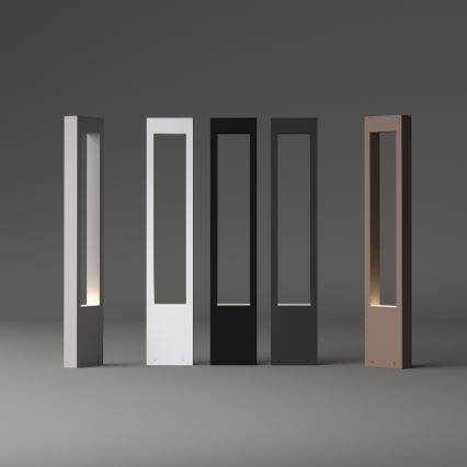 Lampă de exterior Ideal Lux VEGA 1xG9/15W/230V 80 cm IP44 maro