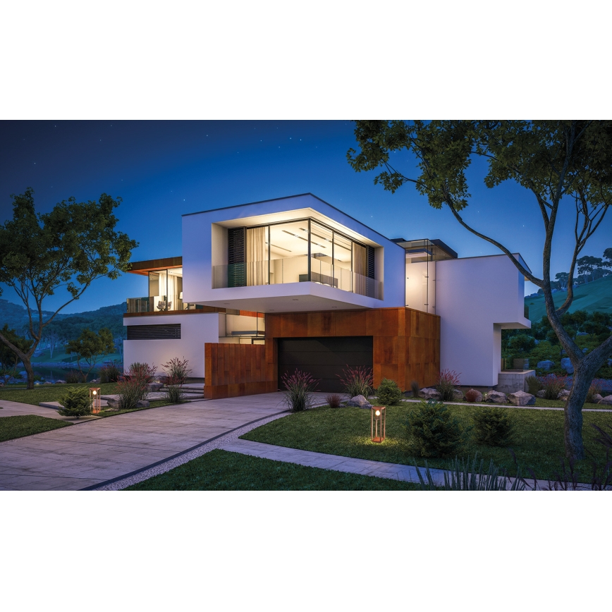 Lampă de exterior VIMO 1xE27/15W/230V 80 cm IP44 cupru