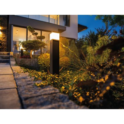 Lampă de exterior DASTEN 1xG9/11W/230V 50 cm IP44 negru