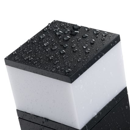 Lampă de exterior DASTEN 1xG9/11W/230V 50 cm IP44 negru