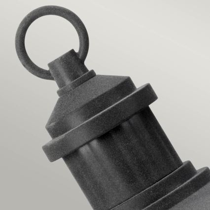 Lampă de exterior Kichler RIVERWOOD 1xE27/60W/230V IP44 negru