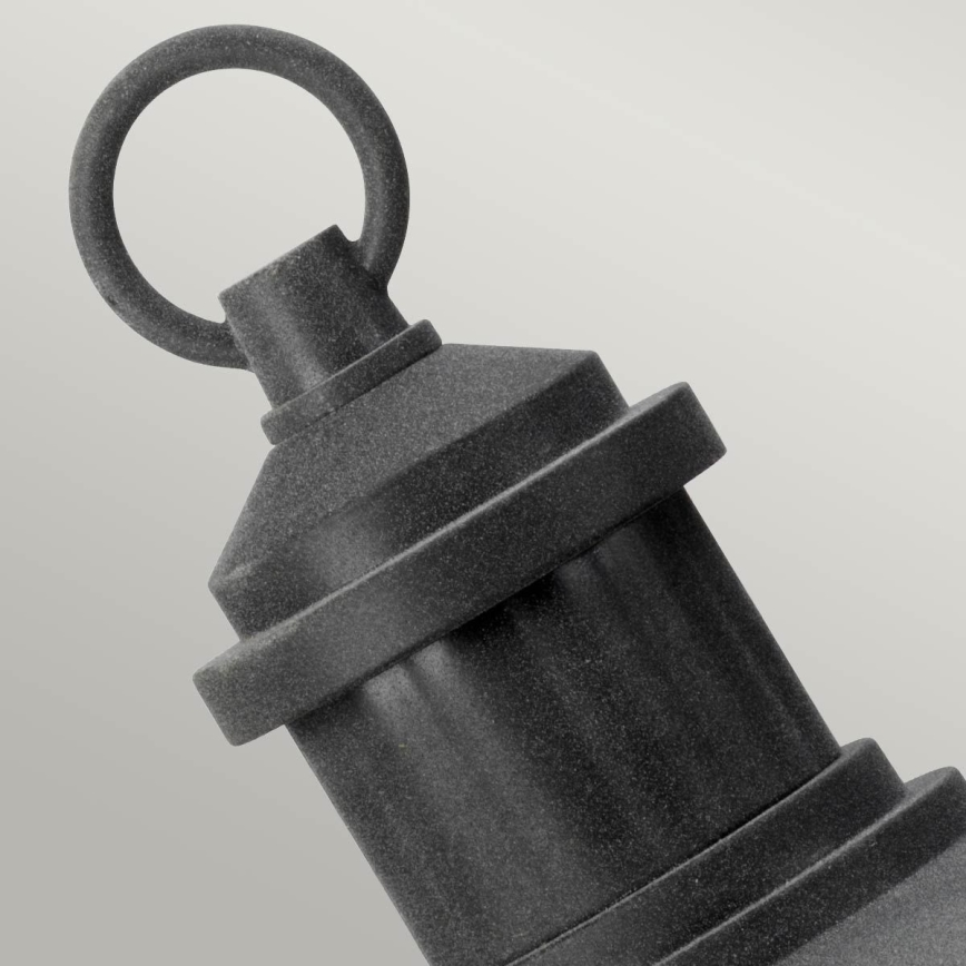 Lampă de exterior Kichler RIVERWOOD 1xE27/60W/230V IP44 negru