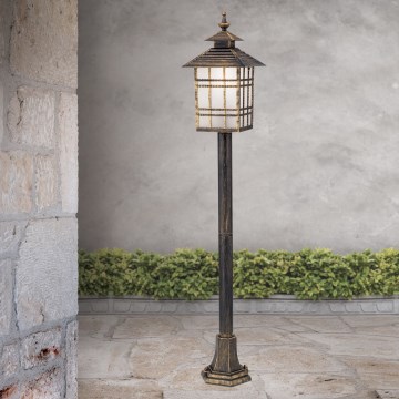 Lampă de exterior KIKO 1xE27/11W/230V IP44 bronz/patină