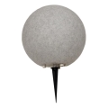 Lampă de exterior KULA 1xE27/60W/230V, diametru 30 cm, IP44, gri