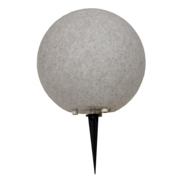 Lampă de exterior KULA 1xE27/60W/230V, diametru 30 cm, IP44, gri