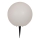 Lampă de exterior KULA 1xE27/60W/230V Ø 35 cm IP44 albă