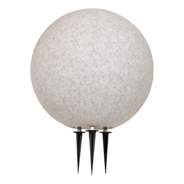 Lampă de exterior KULA 1xE27/60W/230V Ø 40 cm IP44 gri