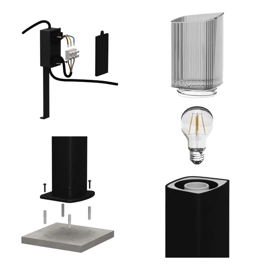 Lampă de exterior LANA 1xE27/25W/230V IP54 45 cm