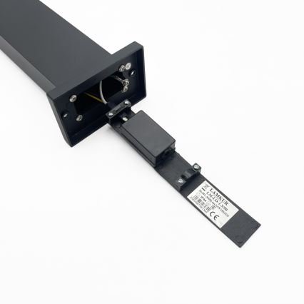 Lampă de exterior LANTHEA 1xGU10/11W/230V IP44 50 cm, neagră