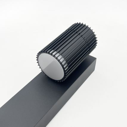 Lampă de exterior LANTHEA 1xGU10/11W/230V IP44 50 cm, neagră