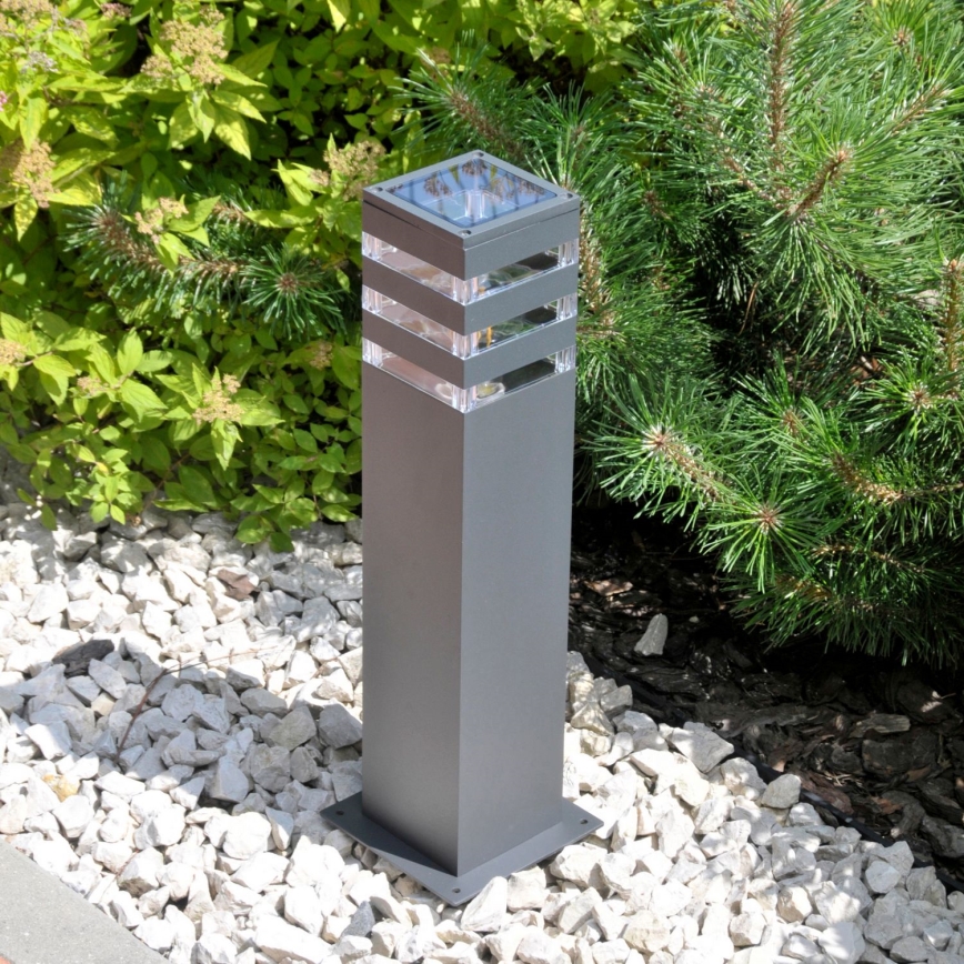 Lampă LED RGBW pentru exterior TEKSAS, reglabilă, 1x E27, 9W, 230V, 2700-6500K, Wi-Fi, 44 cm, IP44, antracit