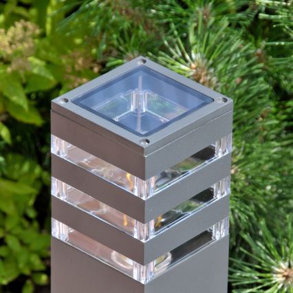 Lampă LED RGBW pentru exterior TEKSAS, reglabilă, 1x E27, 9W, 230V, 2700-6500K, Wi-Fi, 44 cm, IP44, antracit