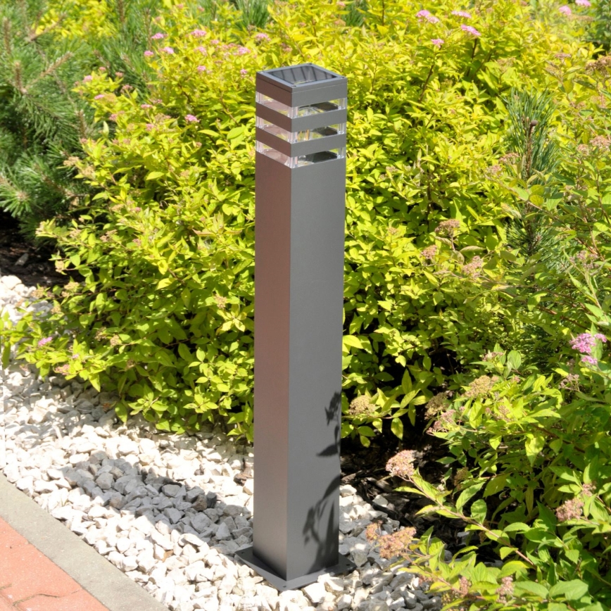 Lampă de exterior TEKSAS LED RGBW reglabilă 1xE27/9W/230V 2700-6500K Wi-Fi 74 cm IP44 antracit