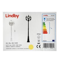 Lampă de exterior Lindby 3xE27/100W/230V IP44
