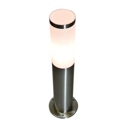 Lampă de exterior LIVIA 1xE27/10W/230V 45 cm IP44 argintie