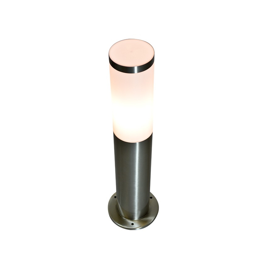 Lampă de exterior LIVIA 1xE27/10W/230V 45 cm IP44 argintie