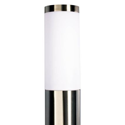 Lampă de exterior LIVIA 1xE27/10W/230V 45 cm IP44 argintie