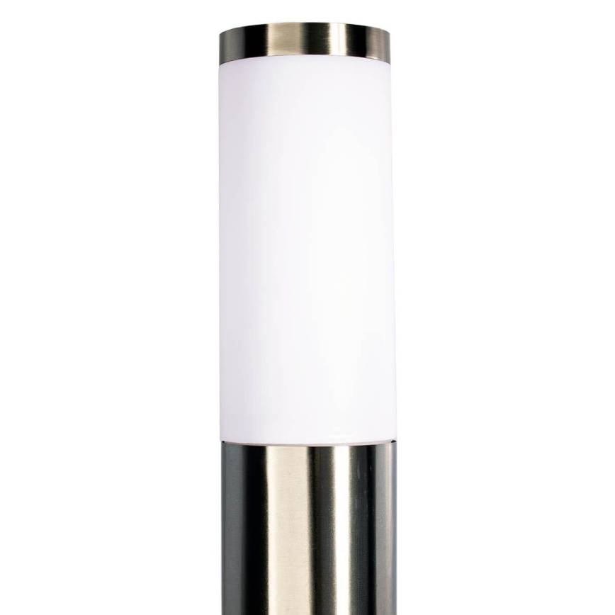 Lampă de exterior LIVIA 1xE27/10W/230V 45 cm IP44 argintie