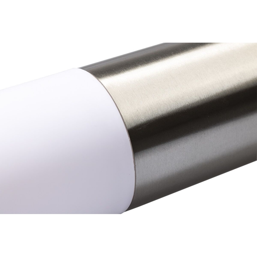 Lampă de exterior LIVIA 1xE27/10W/230V 45 cm IP44 argintie