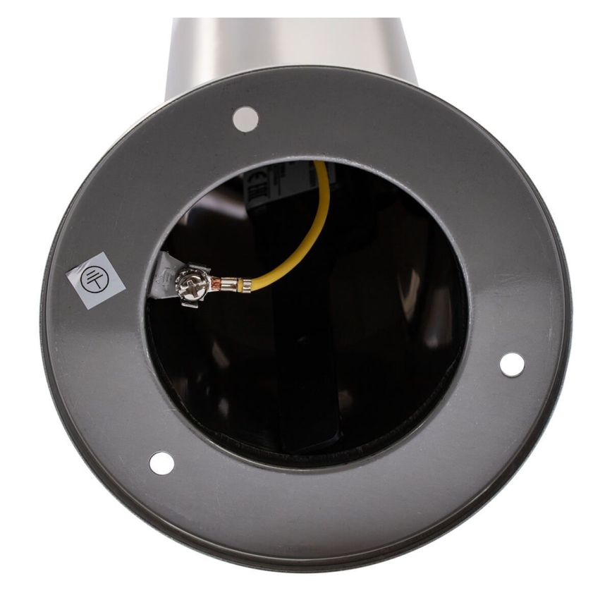 Lampă de exterior LIVIA 1xE27/10W/230V 45 cm IP44 argintie