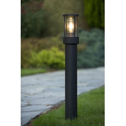 Lampă de exterior cu senzor crepuscular Lucide 14893/80/30 LORI 1xE27/15W/230V IP44