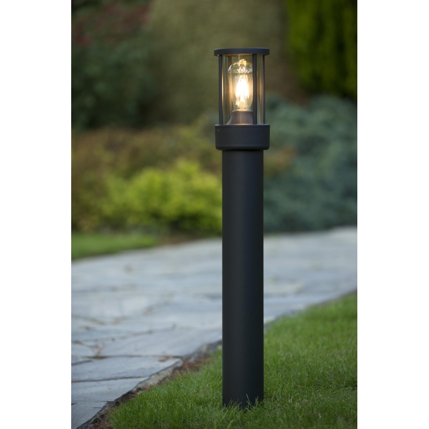 Lampă de exterior cu senzor crepuscular Lucide 14893/80/30 LORI 1xE27/15W/230V IP44