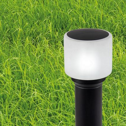Lampă de exterior MADRID, 1 x E27, 12 W, 230 V, 40 cm, IP44, neagră