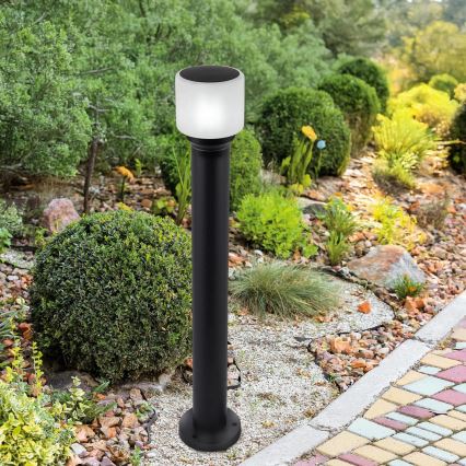 Lampă de exterior MADRID 1xE27/12W/230V, 80 cm, IP44, negru