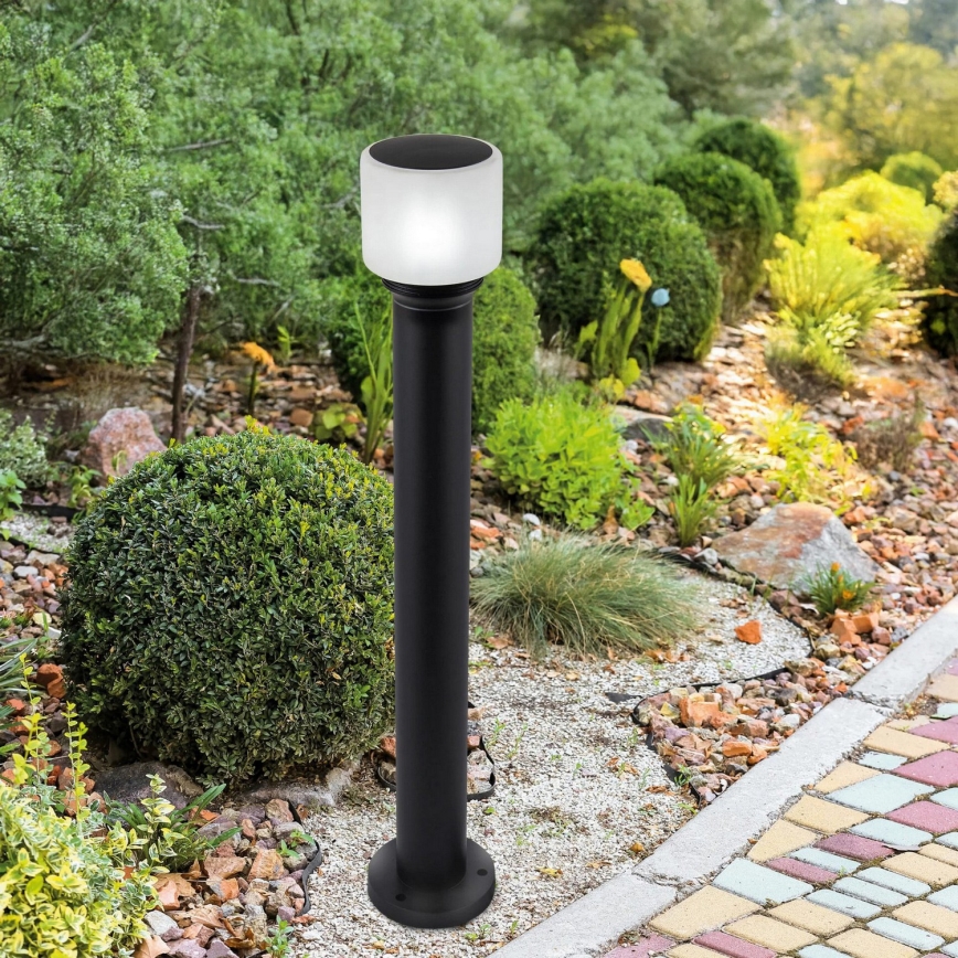 Lampă de exterior MADRID 1xE27/12W/230V, 80 cm, IP44, negru