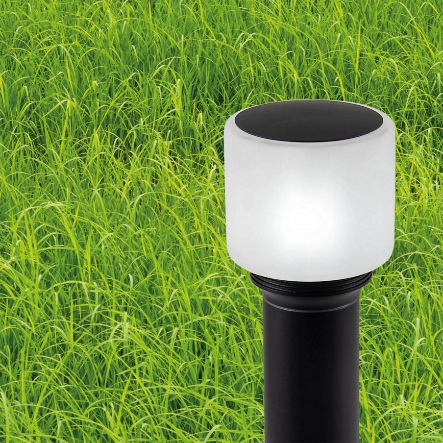 Lampă de exterior MADRID 1xE27/12W/230V, 80 cm, IP44, negru