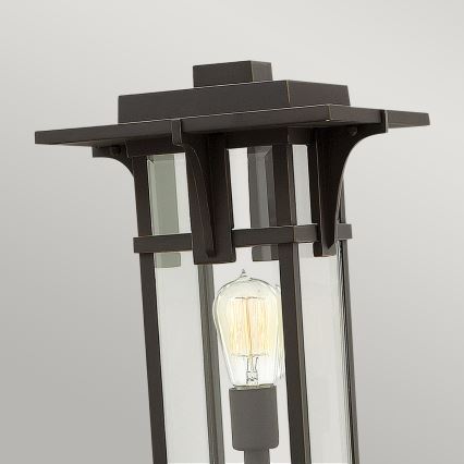 Lampă de exterior MANHATTAN 1xE27/100W/230V IP44 neagră Hinkley