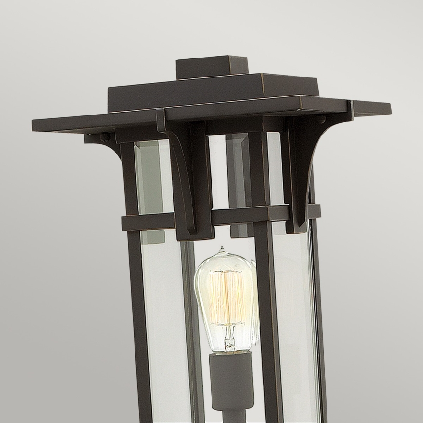 Lampă de exterior MANHATTAN 1xE27/100W/230V IP44 neagră Hinkley