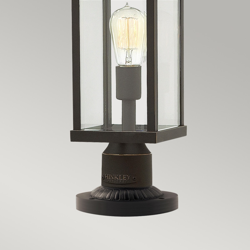 Lampă de exterior MANHATTAN 1xE27/100W/230V IP44 neagră Hinkley
