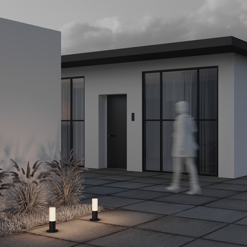 Lampă de exterior Maytoni O418FL-01B WILLIS 1xE27/60W/230V 30 cm IP54 negru