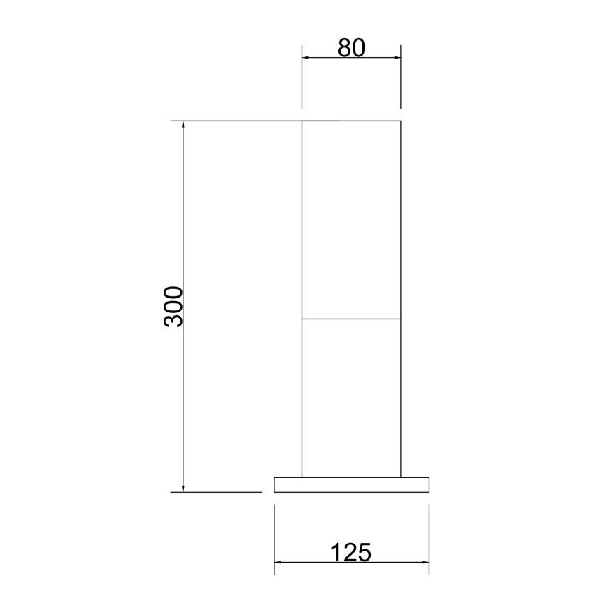 Lampă de exterior Maytoni O418FL-01GR WILLIS 1xE27/60W/230V 30 cm IP54 antracit