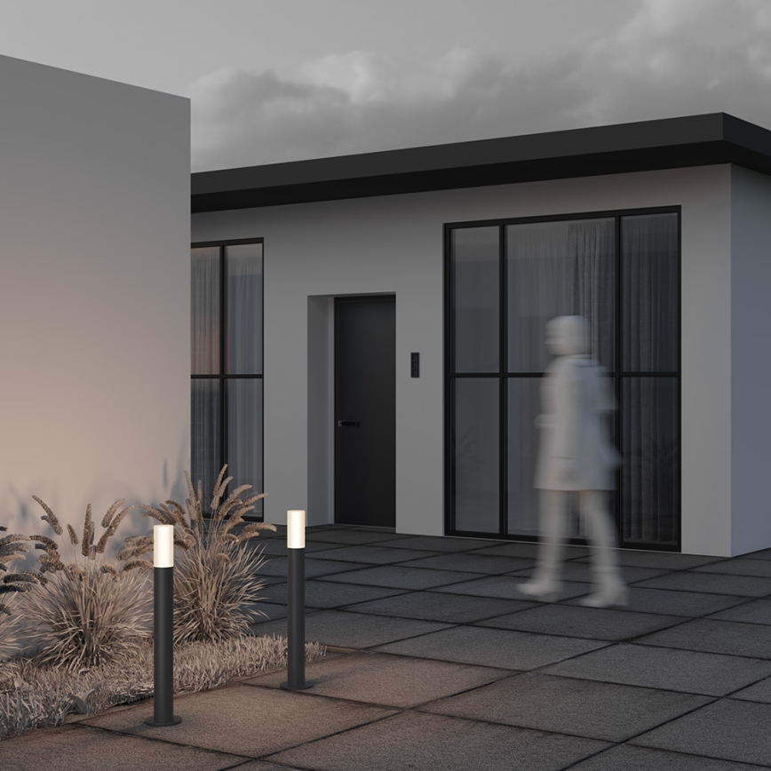 Lampă de exterior Maytoni O418FL-01GR1 WILLIS 1xE27/60W/230V 80 cm IP54 antracit