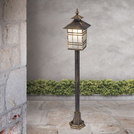 Lampă de exterior KIKO 1xE27/11W/230V IP44 bronz/patină