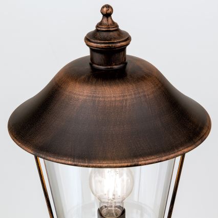 Lampă de exterior KENZO 1xE27/100W/230V IP44 bronz/patină