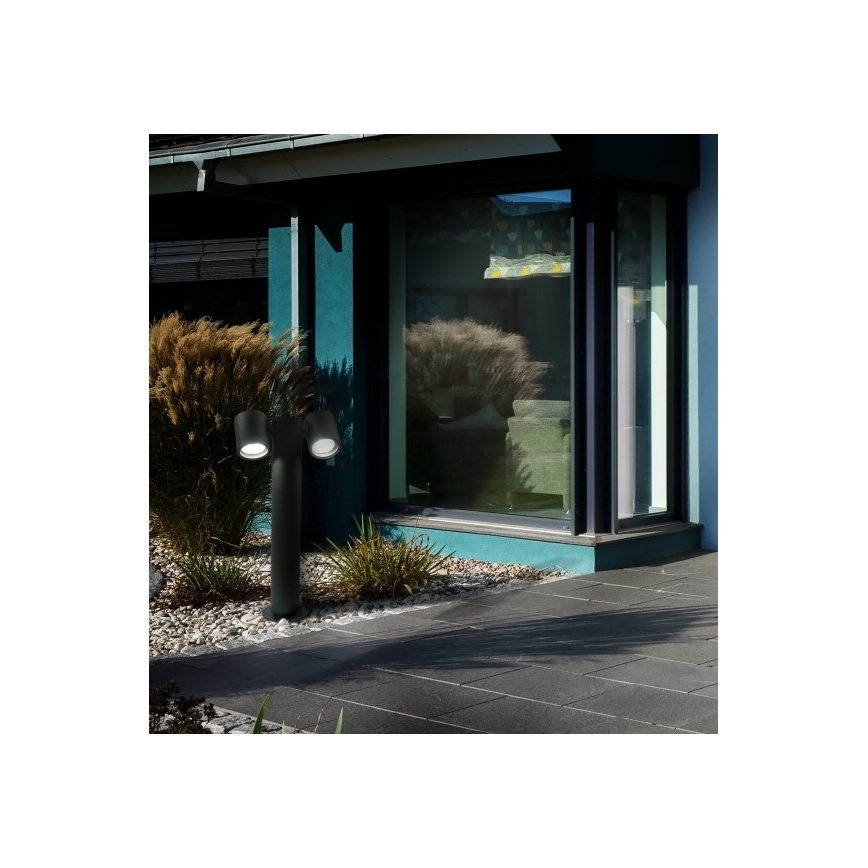Lampă de exterior PINO 2xGU10/10W/230V IP44 44 cm