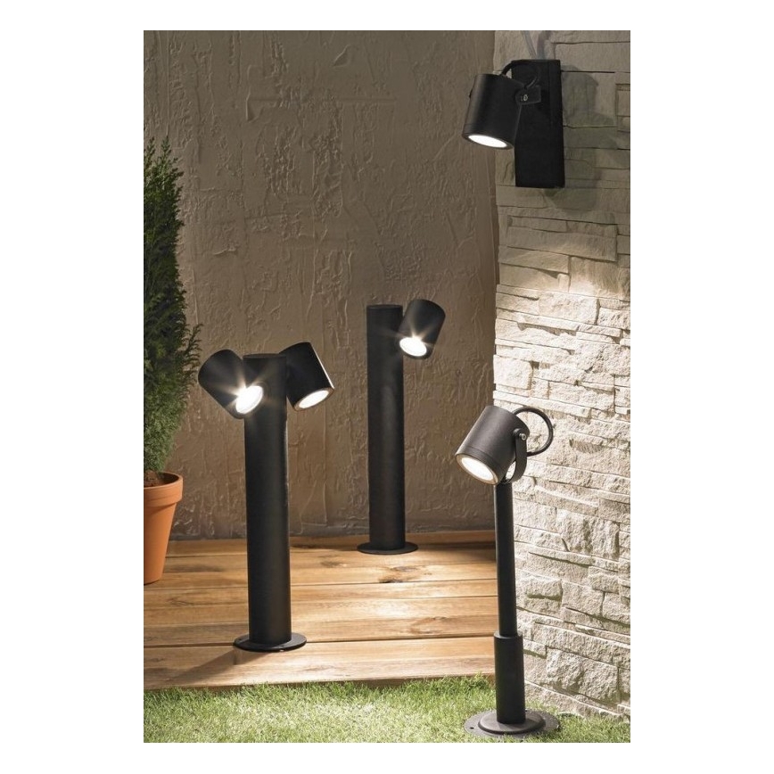 Lampă de exterior PINO 2xGU10/10W/230V IP44 44 cm
