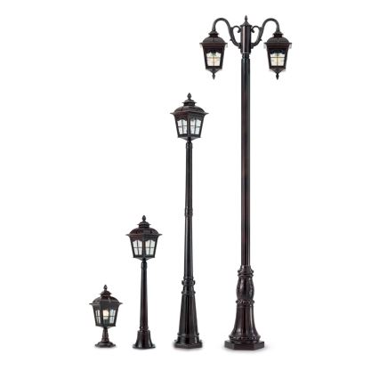 Lampă de exterior Redo YORK 9652, 1xE27/70W/230V, IP44, maro