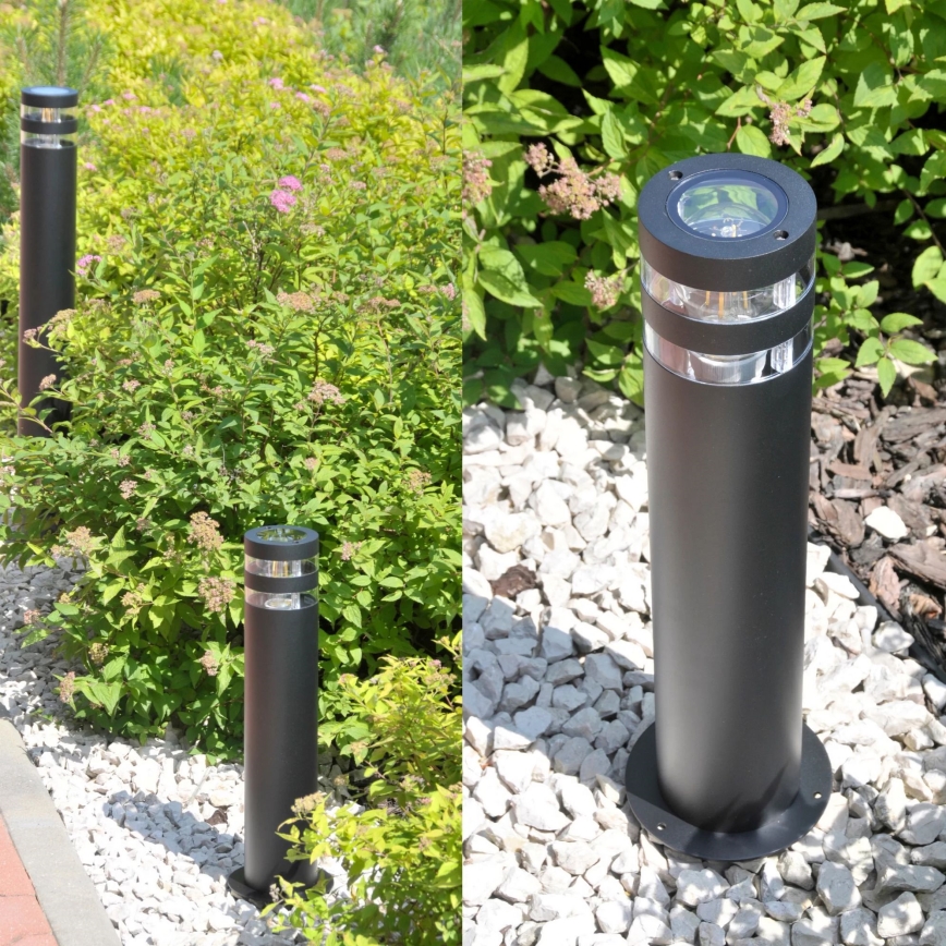 Lampă de exterior RINO 1xE27/12W/230V IP54 44 cm negru