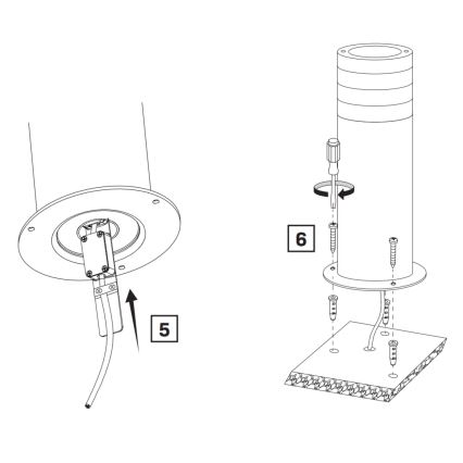 Lampă de exterior RINO 1xE27/12W/230V IP54 44 cm negru